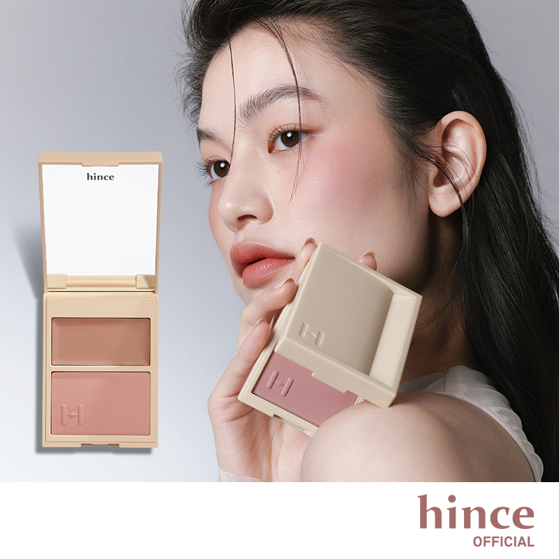 Má Hồng Dạng Phấn Và Kem 2 ô hince True Dimension Layering Cheek 9.3G