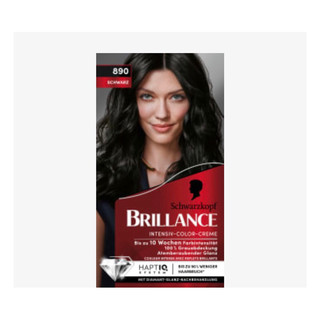 Thuốc nhuộm tóc Schwarzkopf BRILLANCE màu đen 890 của Đức.
