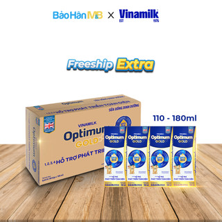 Sữa Bột Pha Sẵn Optimum Gold Vinamilk - Thùng 48 hộp 180ml