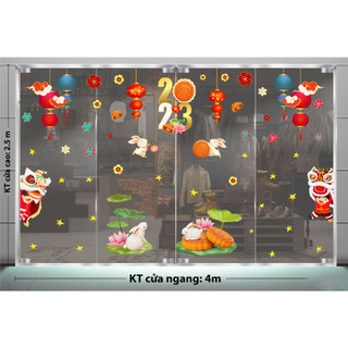 DECAL TRANG TRÍ TRUNG THU 2023