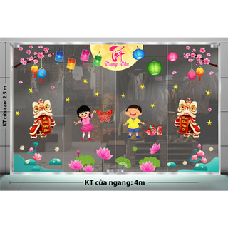 DECAL TRANG TRÍ TRUNG THU 2023