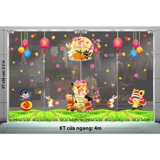 DECAL TRANG TRÍ TRUNG THU 2023