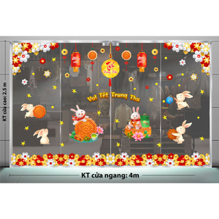 DECAL TRANG TRÍ TRUNG THU 2023