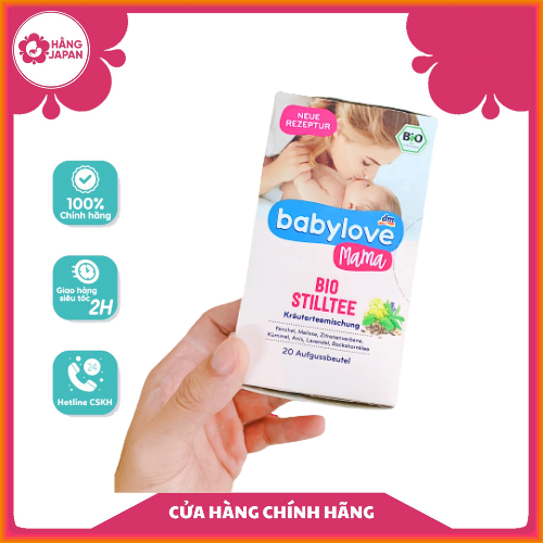 Trà thảo mộc hữu cơ lợi sữa cho mẹ 1 hộp 20 gói
