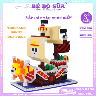 Mô hình lắp ráp tàu cướp biển – lắp ráp thuyền thousand sunny one piece mảnh răng cưa - bé xinh