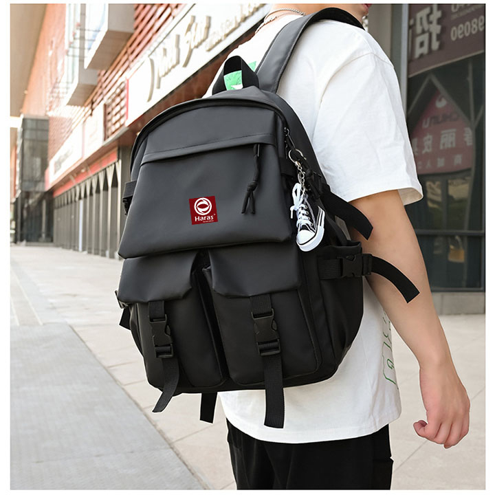 Balo nam nữ thời trang Hàn quốc chống thấm nước cao cấp HARAS Rosy Backpack HRSP284 ( Tặng kèm móc giày)