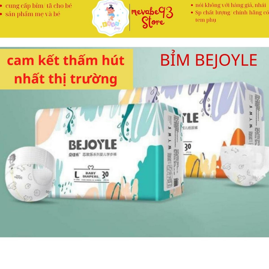 Bỉm BEJOYLE dán quần đủ size S120 M96 L90 XL78 XXL66