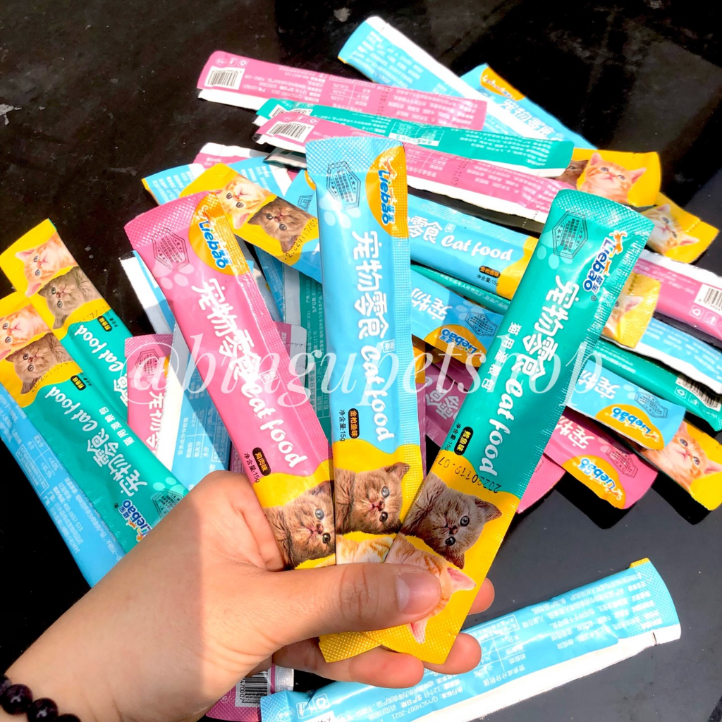 Súp thưởng thanh 15g các loại dành cho mèo siêu ngon