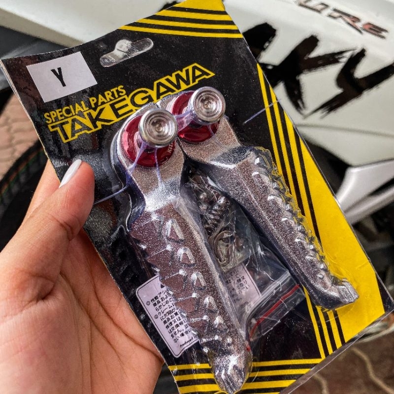 GÁC CHÂN TAKEGAWA NHÔM CNC  CHO TẤT CẢ CÁC DÒNG XE