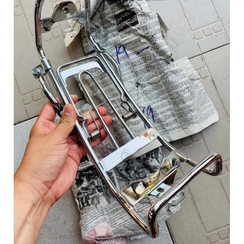 BAGA XUỒNG INOX DÀY 10Li GẮN CHO FUTURE LED, WAVE 125I