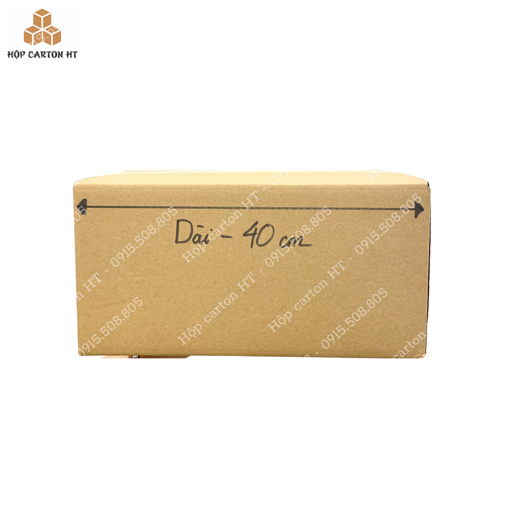 40x30x20 hộp carton đóng hàng thùng giấy carton gói hàng giá rẻ - Hộp carton HT