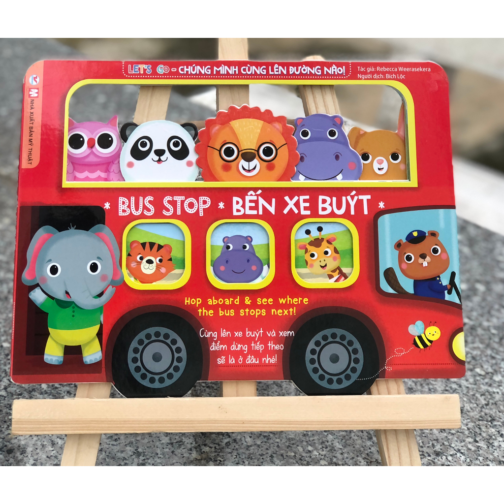 Sách Chúng Mình Cùng Lên Đường nào - Let's go - Bus Stop - Bến Xe Buýt (Tân Việt)