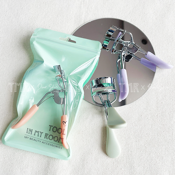 Kẹp bấm mi TMR Mint Pink cao cấp với đai an toàn, đàn hồi tốt tạo hiệu ứng cong mi trong thời gian dài danh cho Châu Á