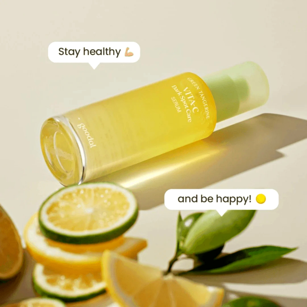 Tinh Chất Dưỡng Trắng Mờ Thâm Nám Goodal Green Tangerine Vita C Dark Spot Care Serum Chính Hãng