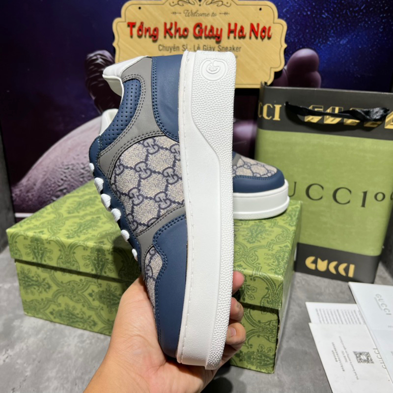 GIÀY GUCCI-XANH THAN NÂNG CHIỀU CAO- QUẢNG CHÂU CAO CẤP