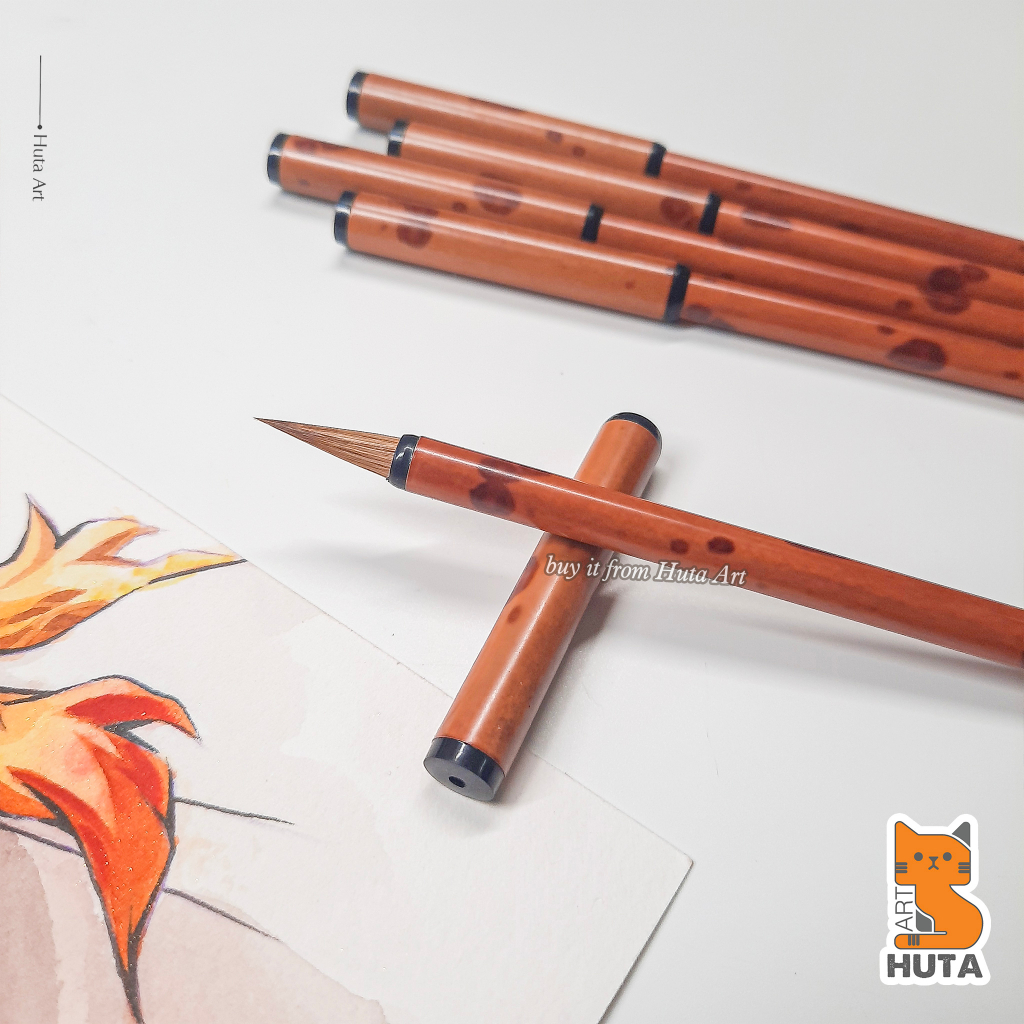 Cọ Nguyên Khí Tiểu Mao vẽ màu nước, thư pháp cao cấp