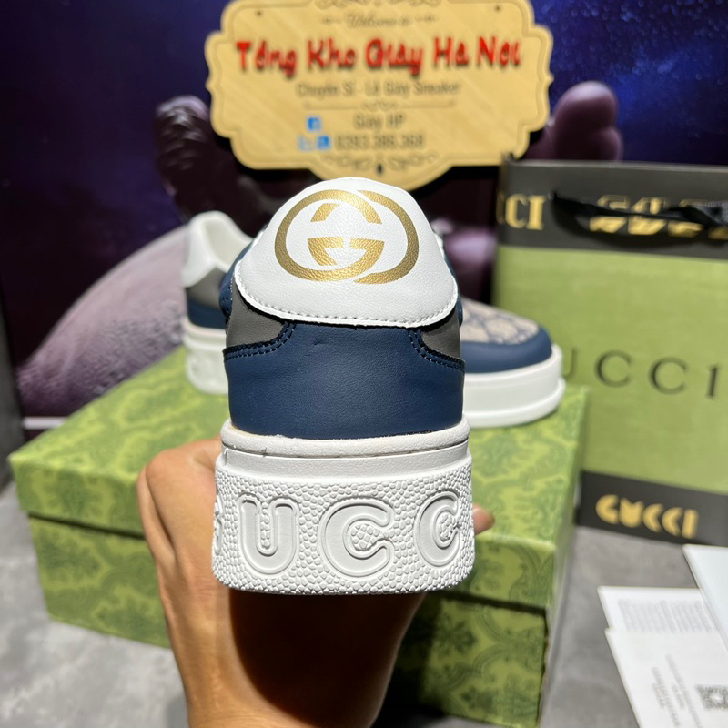 GIÀY GUCCI-XANH THAN NÂNG CHIỀU CAO- QUẢNG CHÂU CAO CẤP