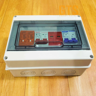 Tủ điện hòa lưới năng lượng mặt trời 3kw/1String Lắp Sẵn IP65 tích hợp Chống sét Lan truyền AC/DC