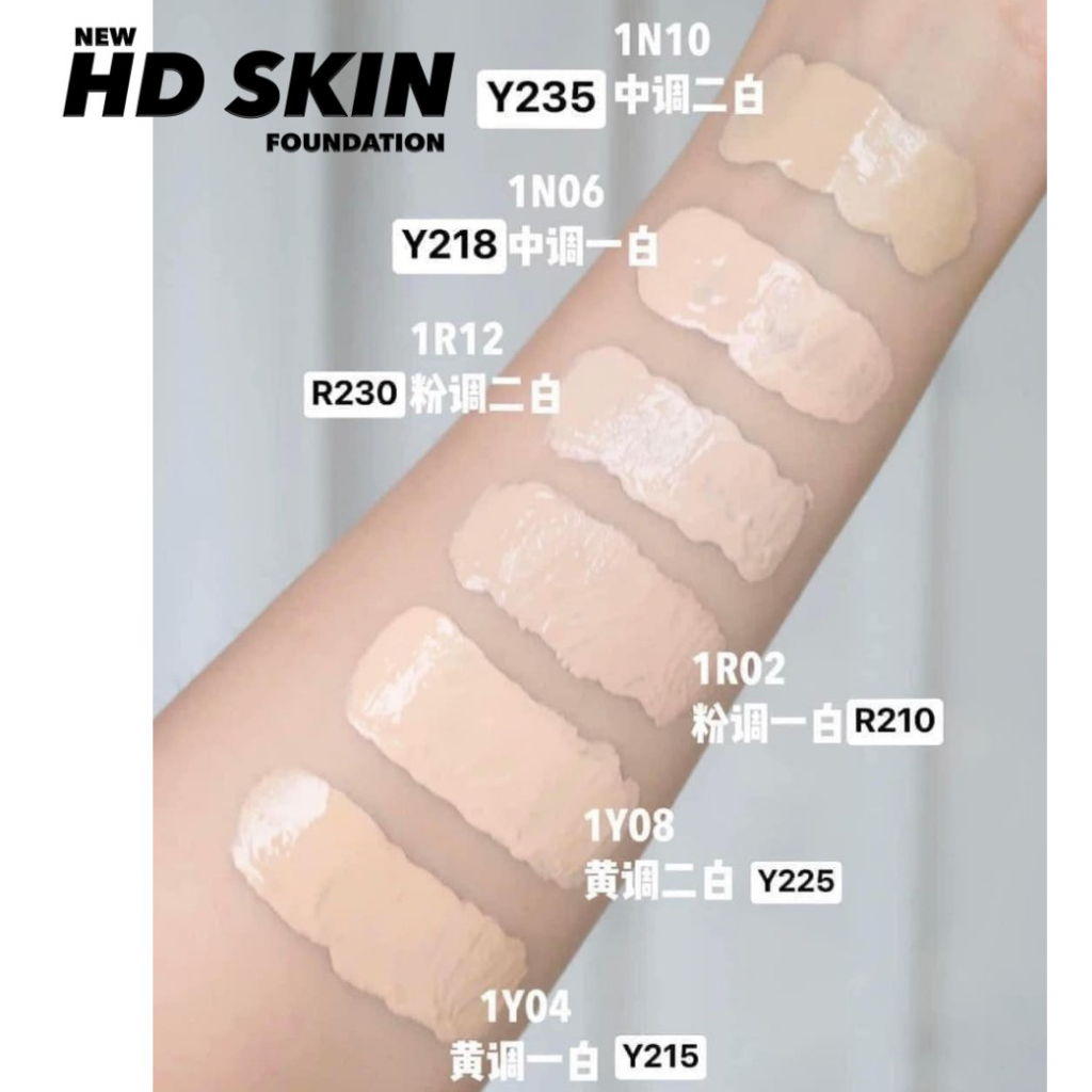 Kem nền Make Up For Ever HD Skin mỏng nhẹ như da thật thích hợp với mọi loại da