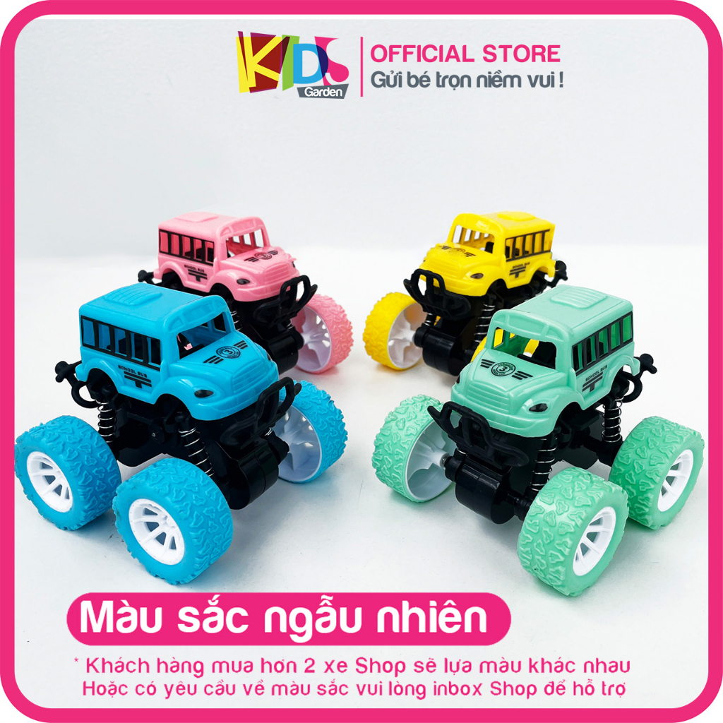 Xe đồ chơi cho bé xe ô tô mini địa hình cho trẻ có thể chạy trớn nhào lộn 360 độ thông minh XDC07-XDHINH