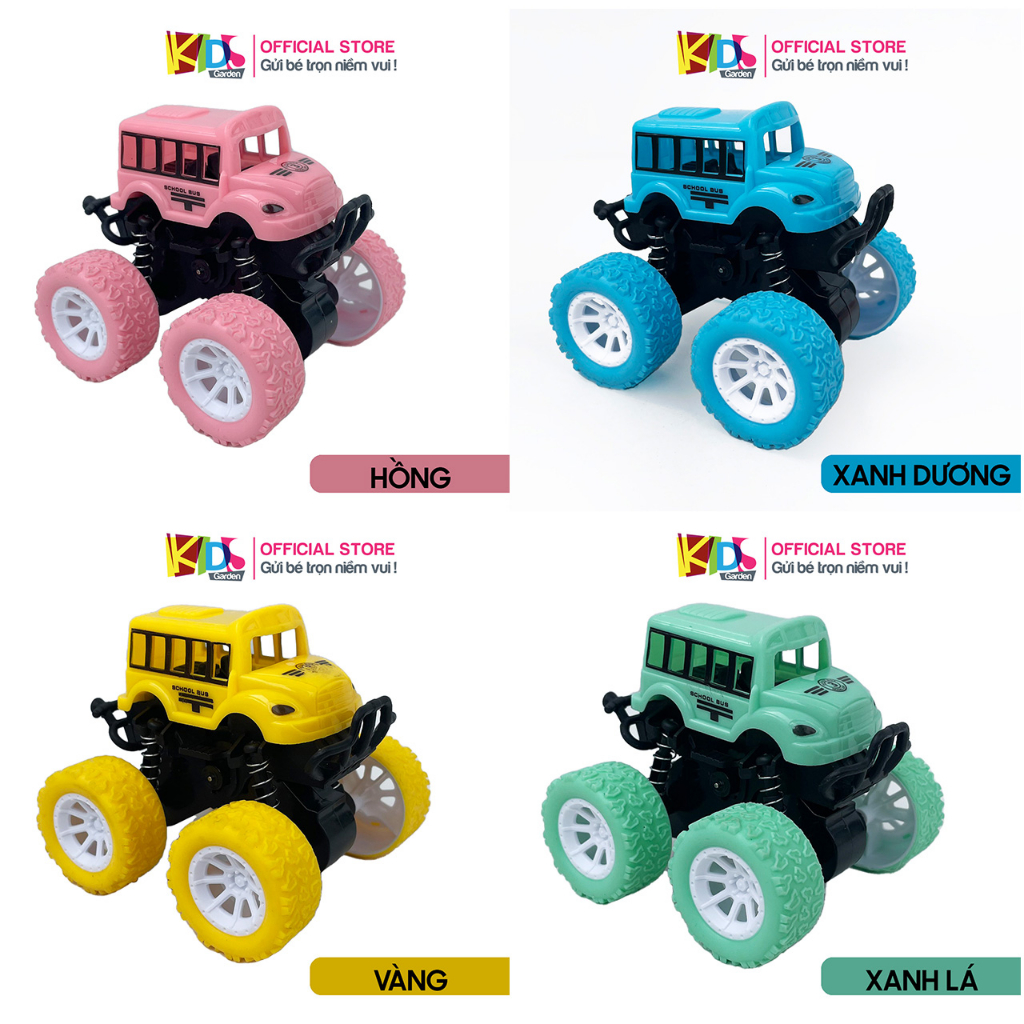 Xe đồ chơi cho bé xe ô tô mini địa hình cho trẻ có thể chạy trớn nhào lộn 360 độ thông minh XDC07-XDHINH