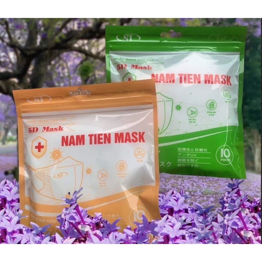 Khẩu trang 5D HỘP 100 CHIẾC SIÊU KHÁNG KHUẨN