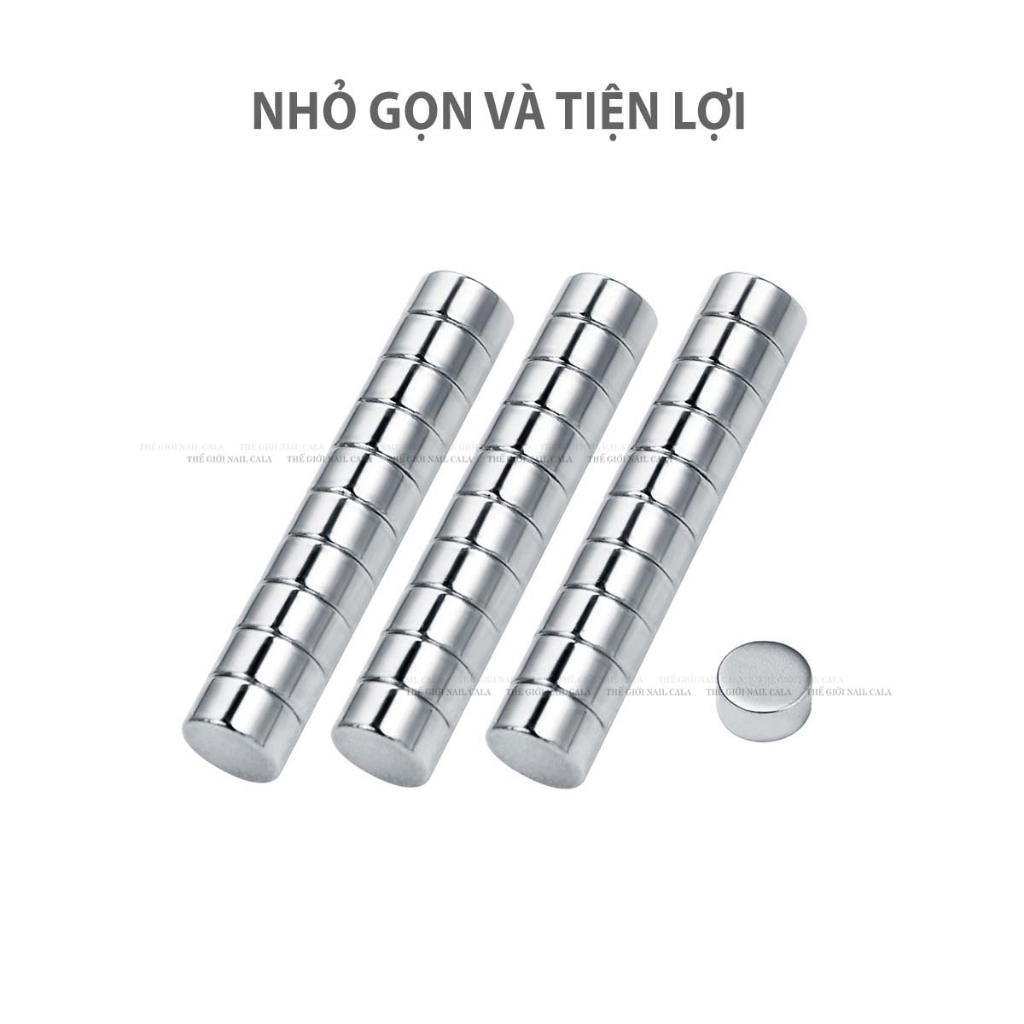 Nam châm làm nail chuyên dụng  - Nam châm mắt mèo - Nam châm tròn , nam châm hình trụ làm móng