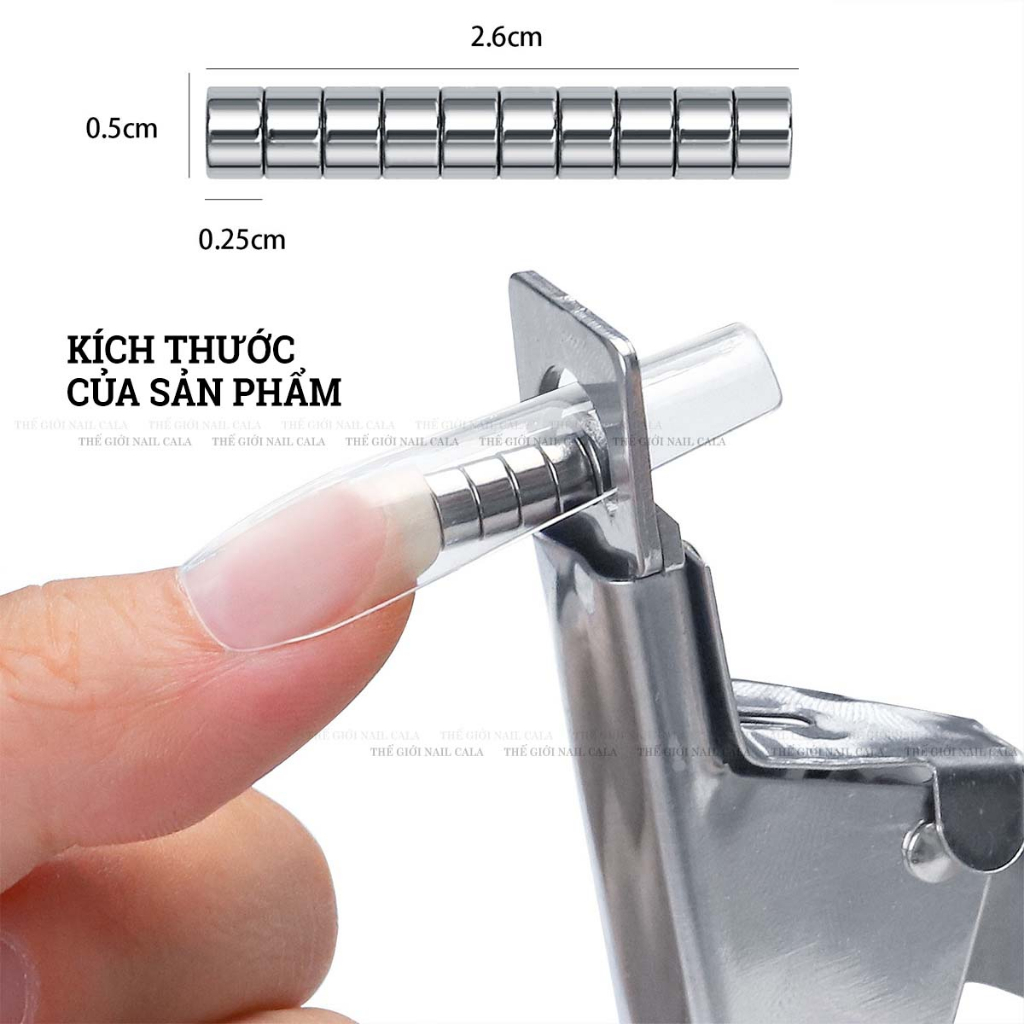 Nam châm làm nail chuyên dụng  - Nam châm mắt mèo - Nam châm tròn , nam châm hình trụ làm móng