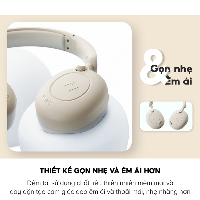 Tai Nghe Headphone Bluetooth HAVIT H655BT, BT 5.3, Chống Ồn Chủ Động ANC, Gamemode 60ms, Nghe Đến 65H - Hàng Chính Hãng