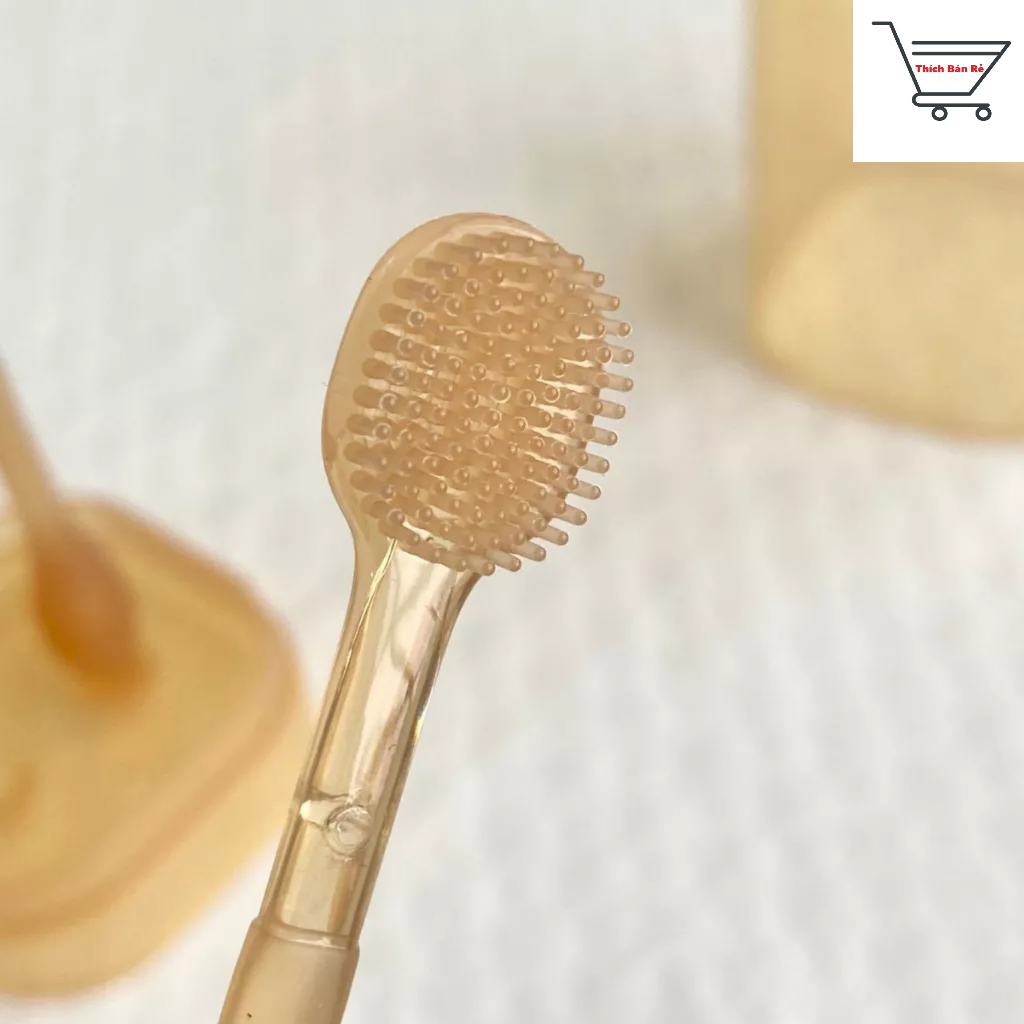 Set rơ lưỡi và bàn chải đánh răng silicon cho bé từ 0 - 18 tháng