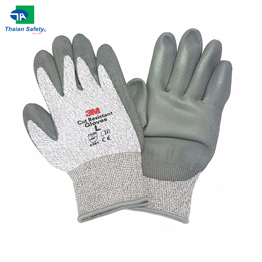 GĂNG TAY VẢI BẢO HỘ 3M Level 5 Thoải Mái Cho Người Sử Dụng THAIAN SAFETY