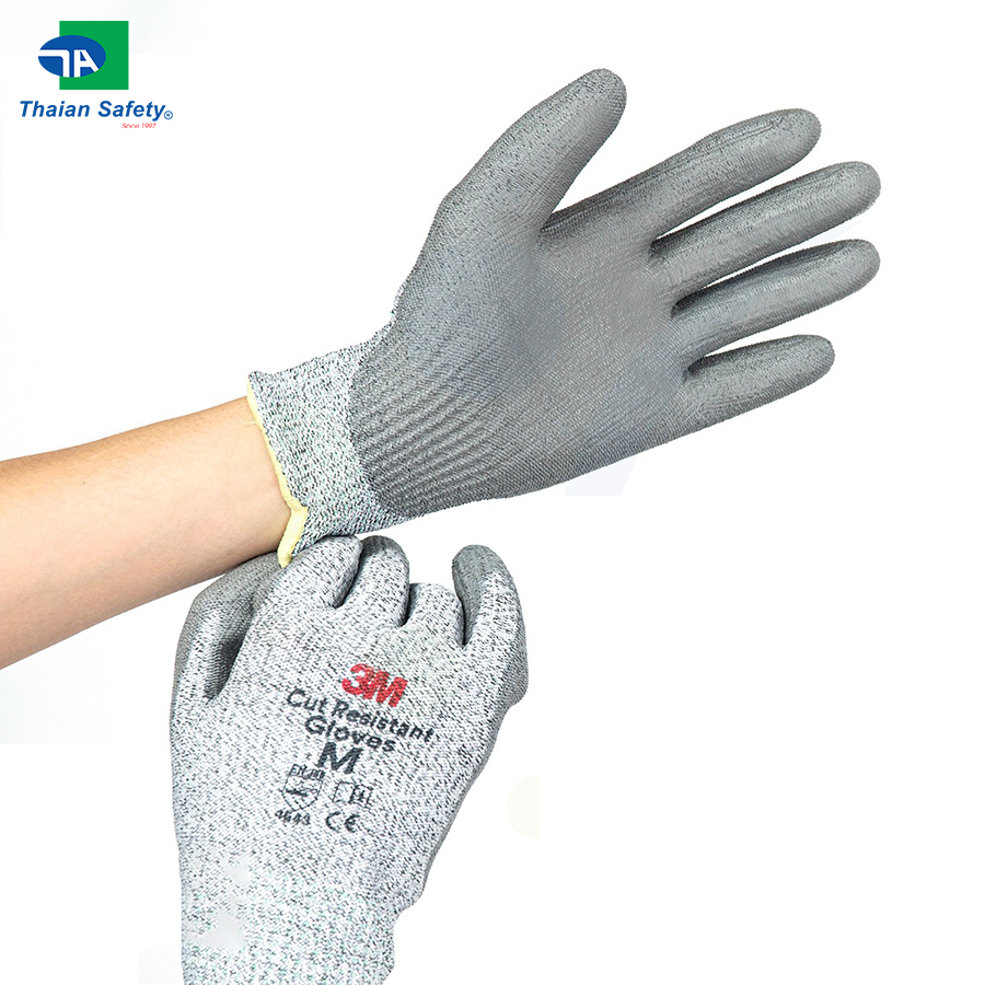 GĂNG TAY VẢI BẢO HỘ 3M Level 5 Thoải Mái Cho Người Sử Dụng THAIAN SAFETY