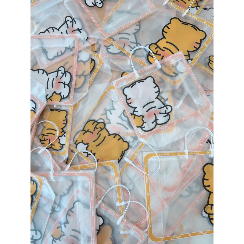 Set 3 Túi Hình Hổ Siêu Cute Chống Thấm Có Quai Xách Siêu Tiện Lợi