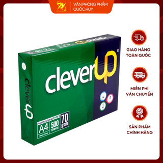Giấy a4 bãi bàng cleverup 70gsm - vpp quốchuy