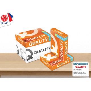 GIẤY A4 QUALITY 70GSM ( 500 TỜ ) - VPP QUỐC HUY