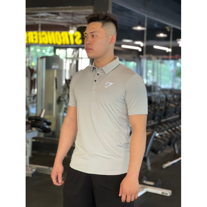 Áo Polo Tập Gym Thể Thao,Chất vải Thun Lạnh 4 Chiều From Ôm Body,Thấm Hút Mồ Hôi Tốt GB101