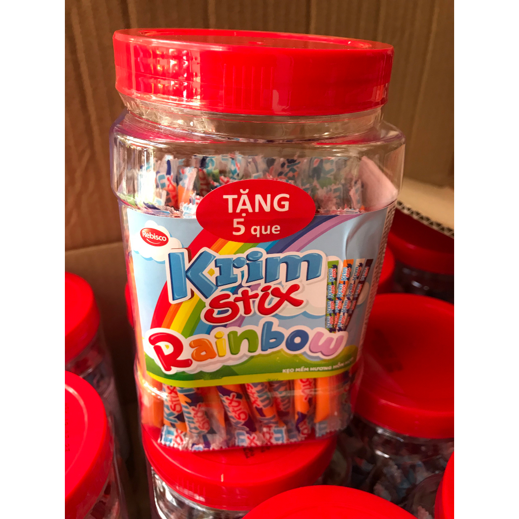 Kẹo Que Mềm Krim Stix Vị Hỗn Hợp (Hộp 100 que)