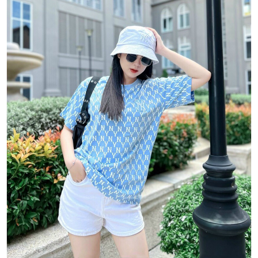 Áo thun MLB NY xuất phông cotton sang xịn mịn cao cấp