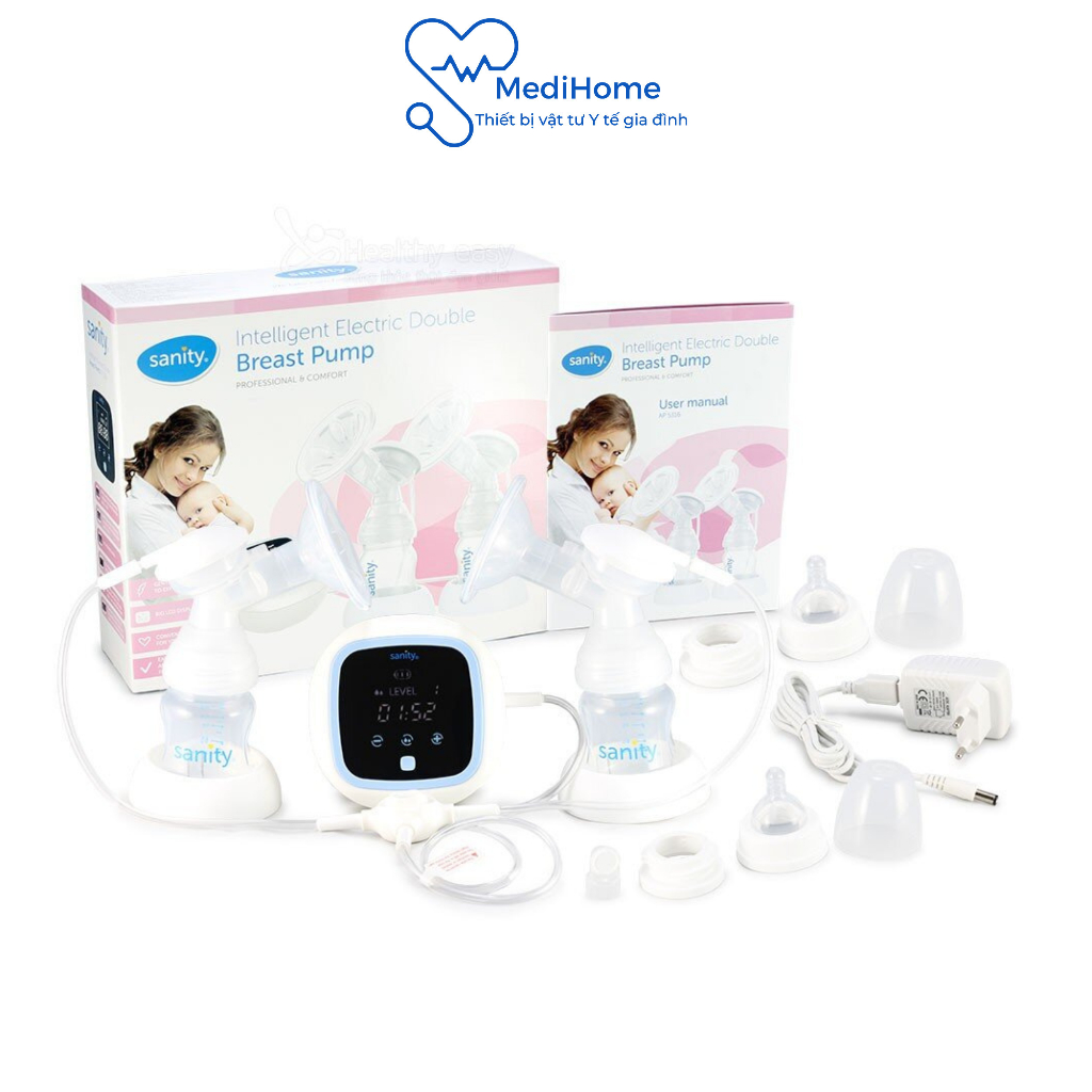 Máy Hút Sữa Điện Đôi Chính Hãng Sanity AP-5316 - MediHome