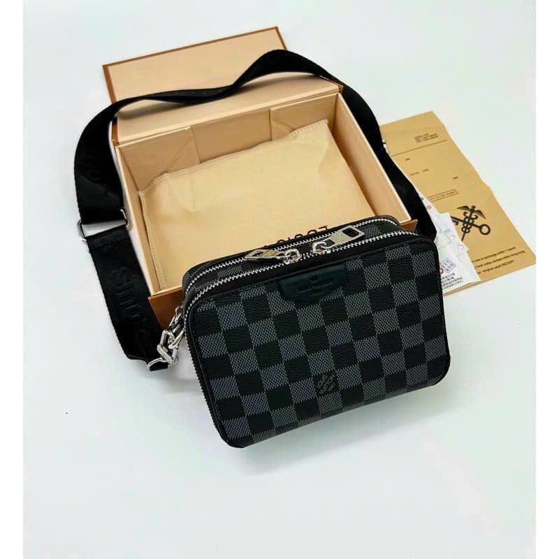 Túi đeo chéo nam, túi nam đeo chéo đi làm đi chơi thời trang , làm được cả túi xách nữ . ❌ảnh thật shop chụp dưới nền ❌