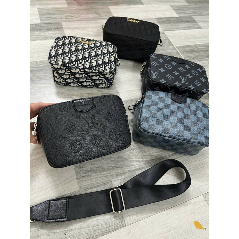 Túi đeo chéo nam, túi nam đeo chéo đi làm đi chơi thời trang , làm được cả túi xách nữ . ❌ảnh thật shop chụp dưới nền ❌