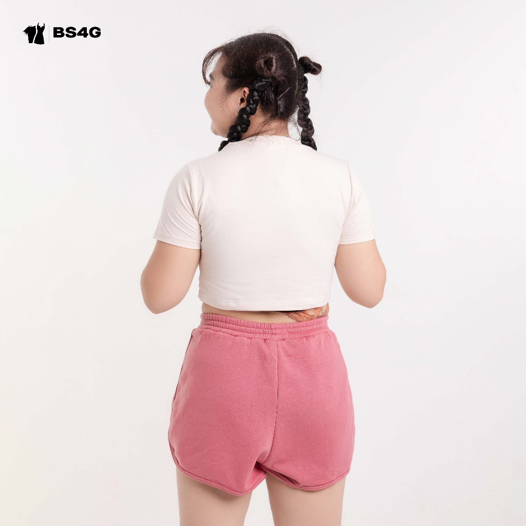 ÁO CROP THUN HÌNH GẤU NÂU ĐÁNG YÊU BIGSIZE