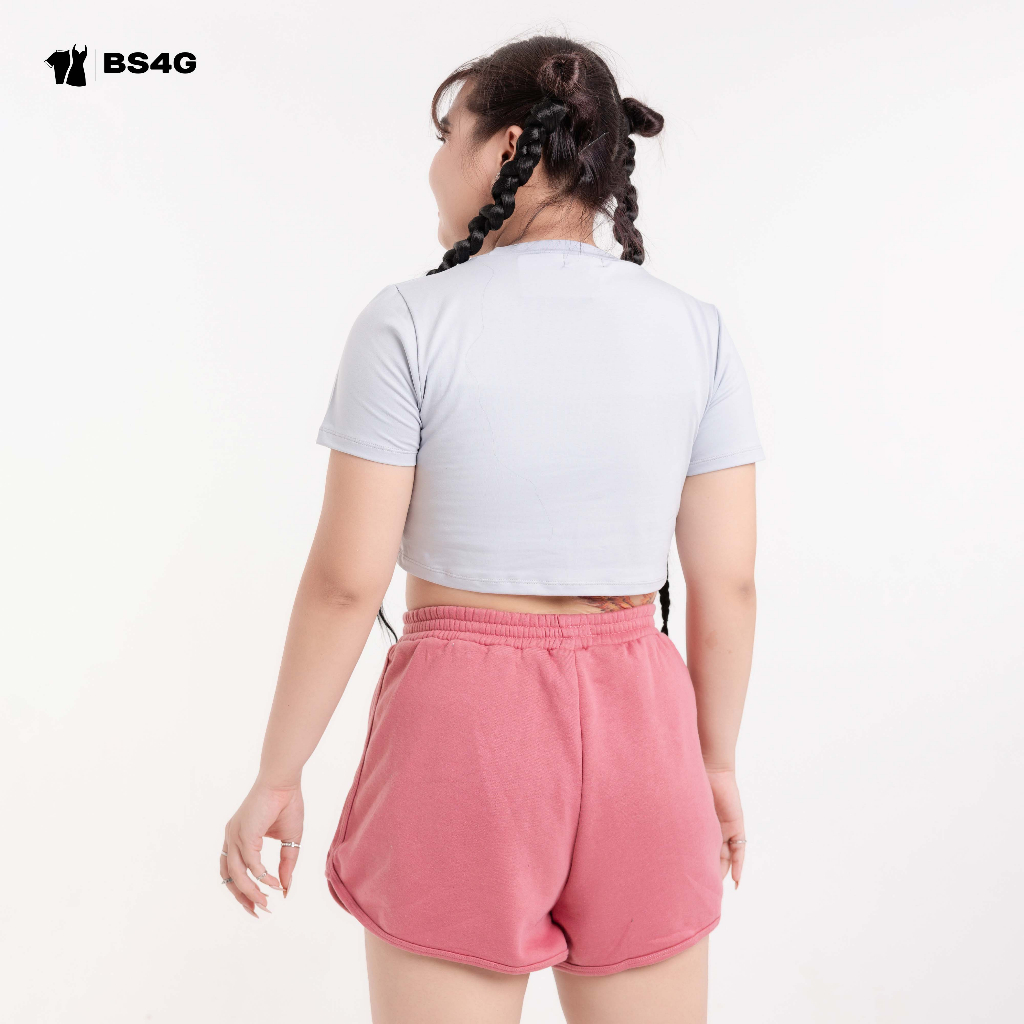 ÁO CROP THUN HÌNH 2 GẤU XÁM DỄ THƯƠNG BIGSIZE