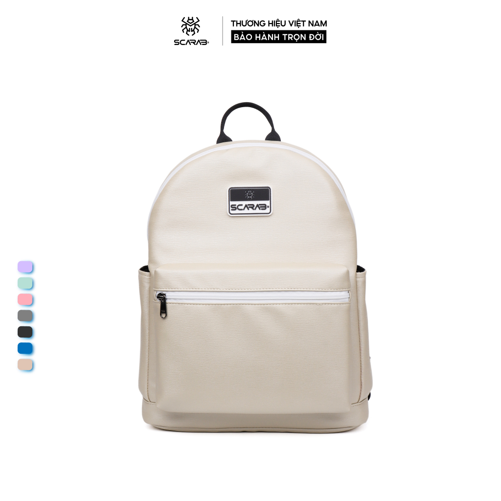SCARAB LATTER MINI BACKPACK - Balo Nhỏ Gọn Kiểu Dáng Cổ Điển Đựng Vừa Laptop 14inch