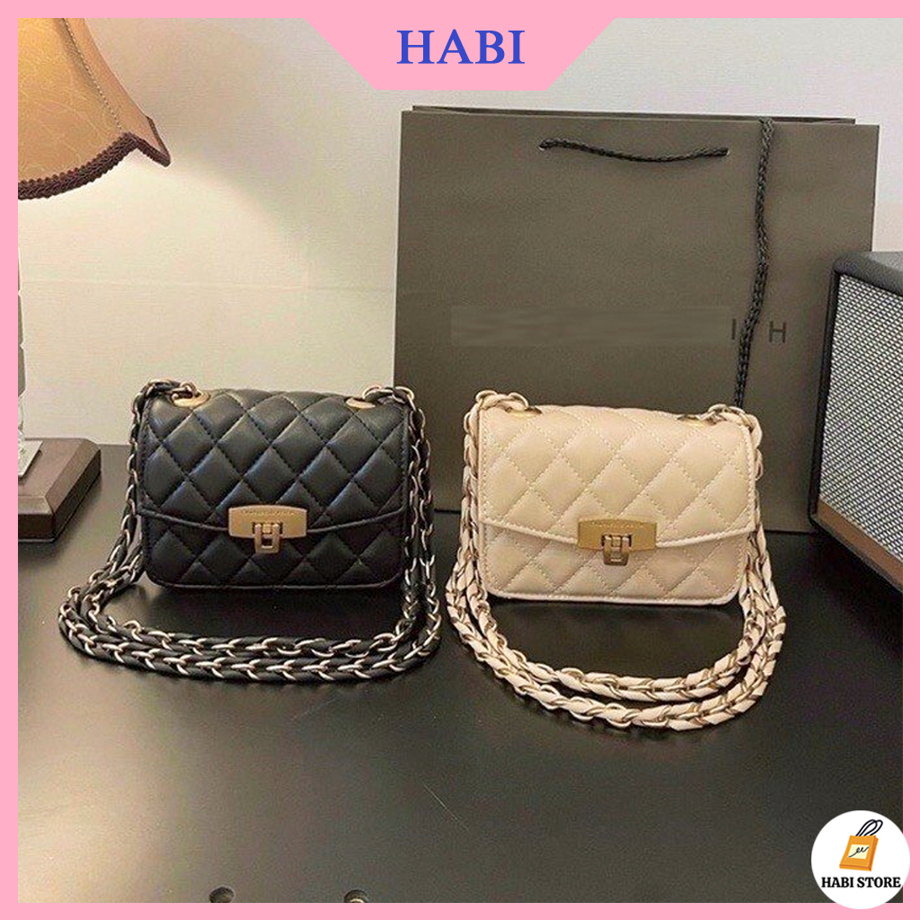 Túi xách nữ C N .K mini đựng vừa điện thoại đi chơi sang chảnh, Túi đeo vai đeo chéo kẹp nách nữ M173