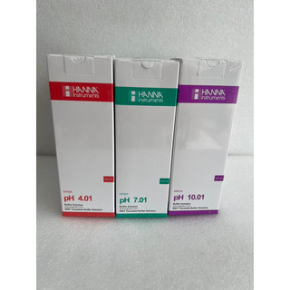 Dung dịch hiệu chuẩn ph 4.01, 7.01, 10.01 hanna chai 500ml