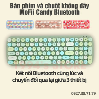 [FREESHIP] Bàn phím Bluetooth giả cơ không dây MoFii Candy BT - Kết nối Bluetooth cùng lúc 3 thiết bị - Tặng kèm quà