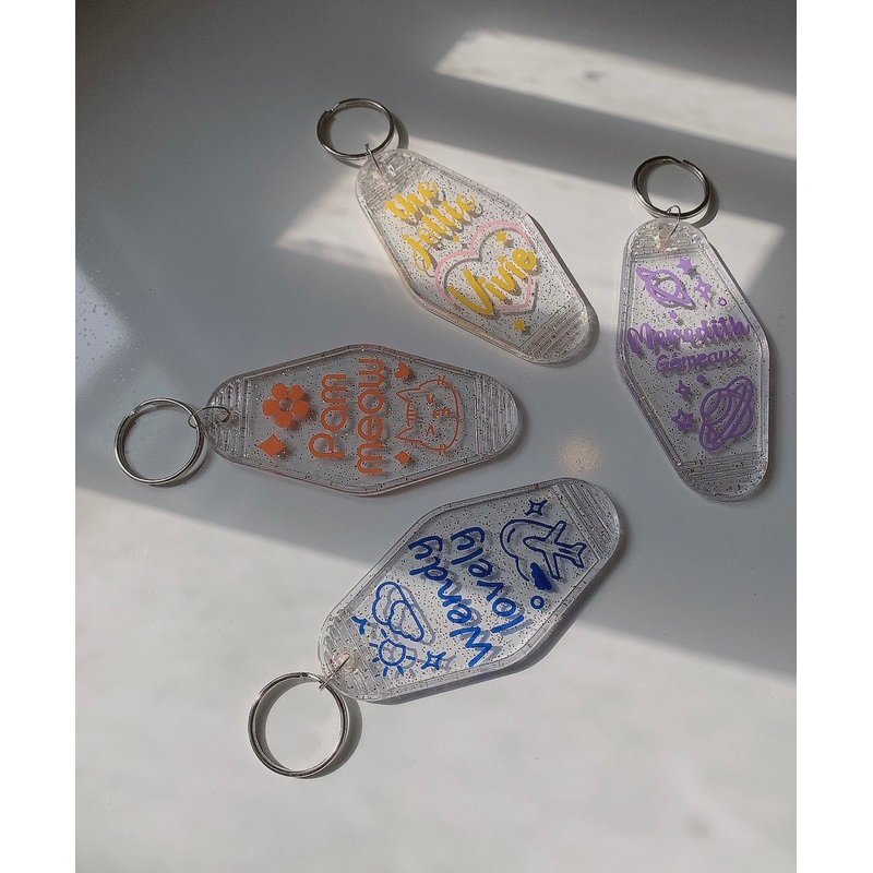 Móc khoá hotelkeychain handmade theo yêu cầu