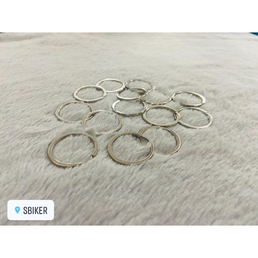 Khoen Xỏ Móc Khóa Vòng Kim Loại 30mm Đeo Chìa Khóa