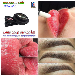 Lens, ống kính, macrro, chup phun xăm thẩm mỹ, mi, môi, mày